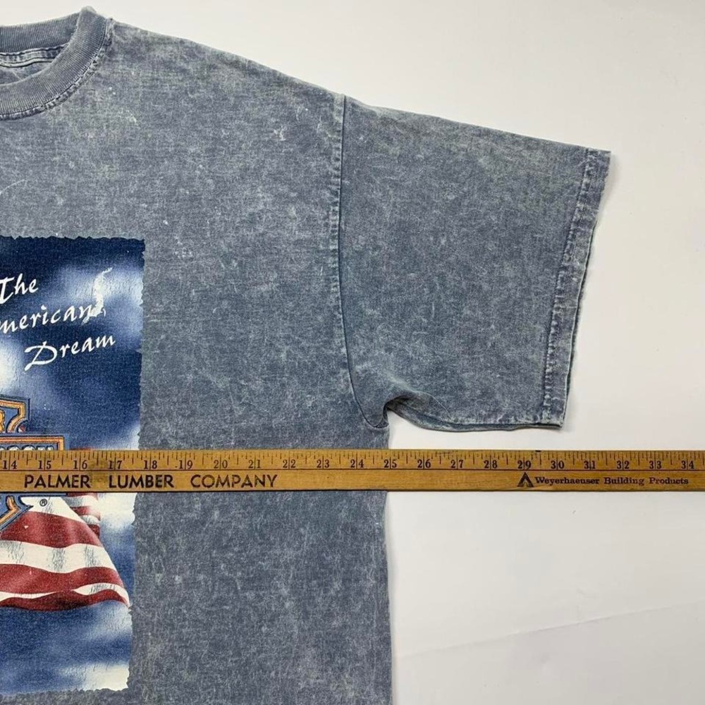 Vintage 2000s Harley Davidson The American Dream T-shirt Size XL - Picture 6 of 8